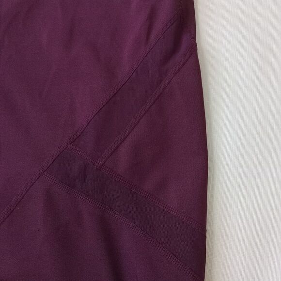 RAG High Waisted Mesh Panels Capri Length Plus Size Active Leggings Women's 2X - Picture 8 of 12